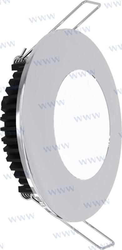 Luz Interior Cromada 6 W 600 Lum. 6500K Aker Lighting (Ref. AKAL4195CR12V)