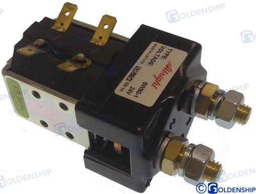 Contactor Simple 1P. 24V 100A Goldenship