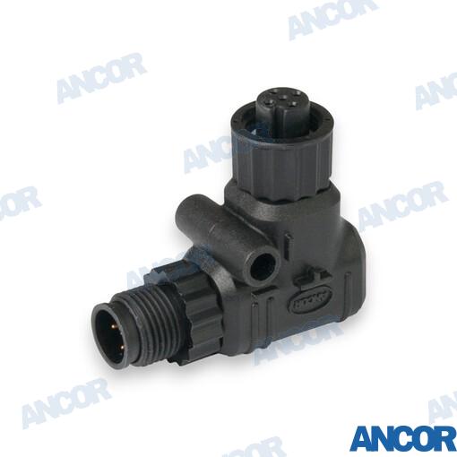 Conector Codo Nmea 2000 90° Ancor