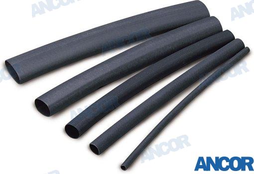 Tubo Termoretractil 4,8-1,6MM Negro Ancor