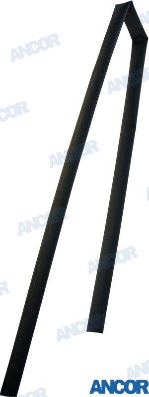 Tubo Termoretractil 19-6,4MM Negro Ancor