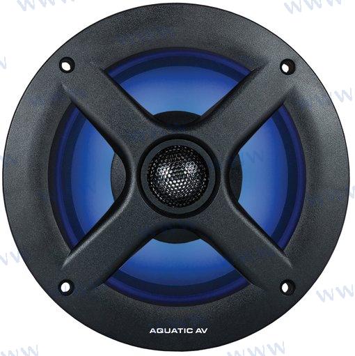 Altavoces Aquatic Pro Serie Negro Led