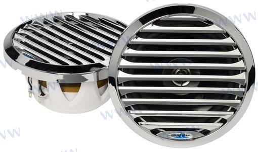 Altavoces 7,5W 100W - Plateado - 2 Unid Aquatic