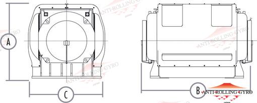 ARG250T Anti-rolling Gyro Anti-Rolling-Gyro