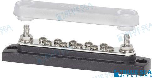 Placa De Conexion 150A 10 T. C/tapa Blue Sea
