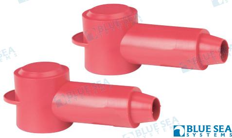 Terminal Con Protector 8-4 Rojo Blue Sea