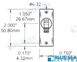 Interruptor Magnetico 20A Bl. Blue Sea