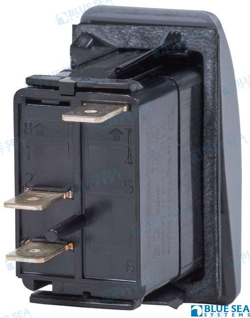 Interruptor Luz Off-on Negro Blue Sea
