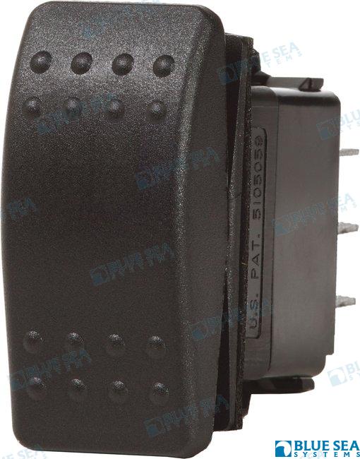 Interruptor Luz Off-(on) Negro Blue Sea (Ref. BS7930)