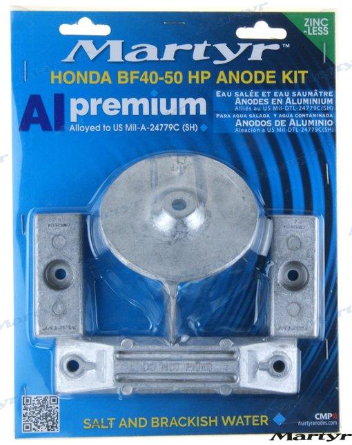 Kit Anodos Aluminio Honda 40/50HP Martyr