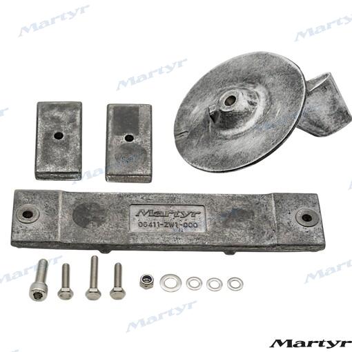 Kit Anodos Magnesio Honda 75/90/115HP Martyr