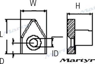 Anodo Corta-lineas Mod. "c-d-e" Martyr