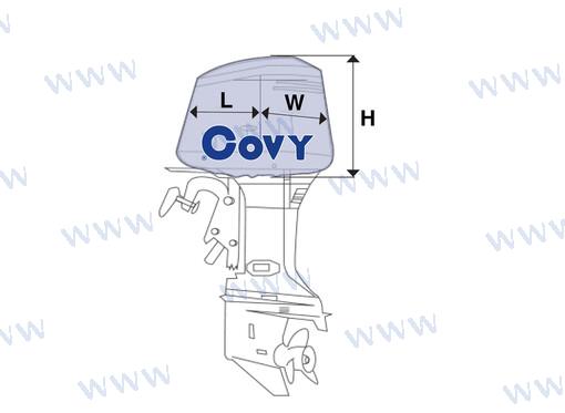 Funda Carcasa Motor Covy Line Xxs