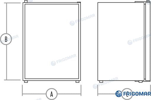 Nevera Frigomar 40L Compresor Int 230V