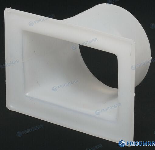 Abs Plenum Adapter - Ø120MM Oval Frigomar