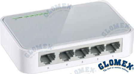 5-PORT 10/100MBPS Desktop Switch Glomex
