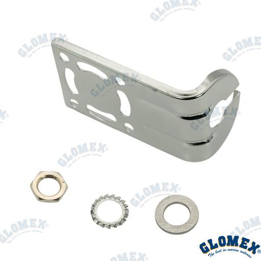 Soporte Mastil En Inoxidable En "l" 90º Glomex