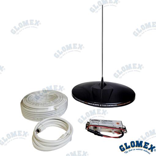 Antena Tv Tahlita V9125AGC Negra Glomex