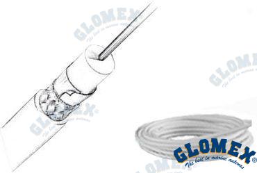 Cable Tv RG6/U Baja Perdida 75 Ohms 100 Glomex