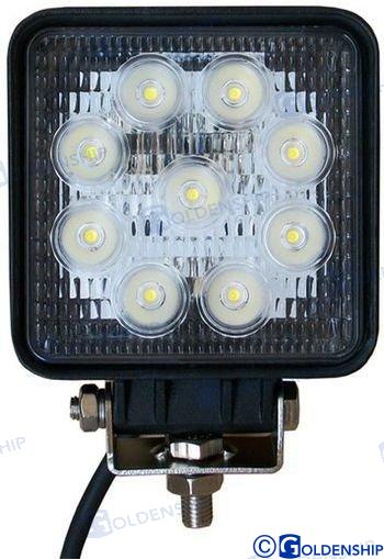 Foco Led De Cubierta 27 W Negro Goldenship