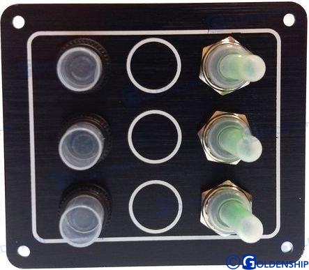 Panel 3 Interruptores - IP65 Goldenship