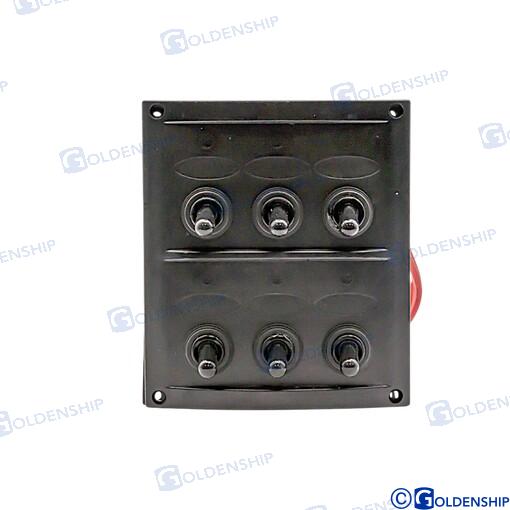 Panel 6 Interruptores Goldenship (Ref. GS11181)