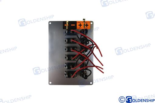 Panel 6 Interruptores Goldenship (Ref. GS11193)