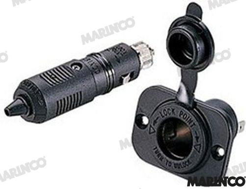 Kit Base Y Enchufe 12V Marinco