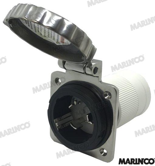 Base Inox 50A 125/250A 4C Marinco