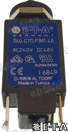 Int. Magnetotermico 4A E-T-A (Ref. GS11465)