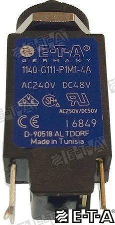 Int. Magnetotermico 6A E-T-A (Ref. GS11466)