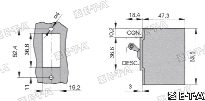 Int. Hidromagnetico 60A E-T-A