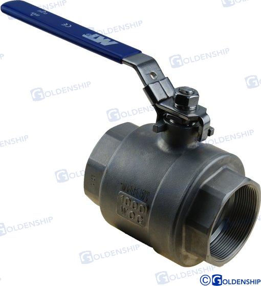 Valvula Bola 3" Inox Goldenship