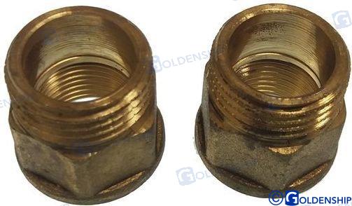 Racor Reduccion 3/4"M - 1/2"H (2) Goldenship