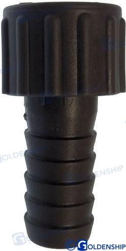 Racor Hembra 1/2" = 15MM Plastico Goldenship