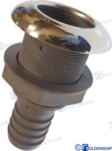 Pasacascos Con Valvula 1-1/2" Goldenship (Ref. GS30331)