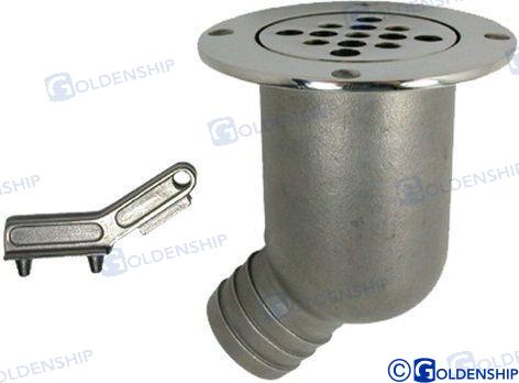 Desague Bañera Inox. C/valvula Goldenship