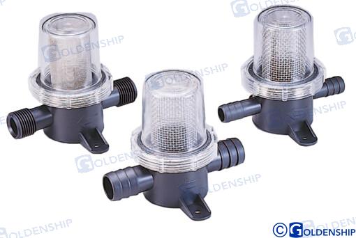 Filtro Agua 3/4" Manguera Goldenship