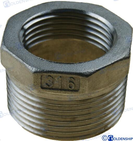 Racor Reductor M-h Inox 1" 1/4 X 1" Goldenship