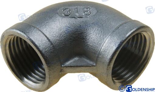 Codo 90º H-h Inox 1/2 Goldenship
