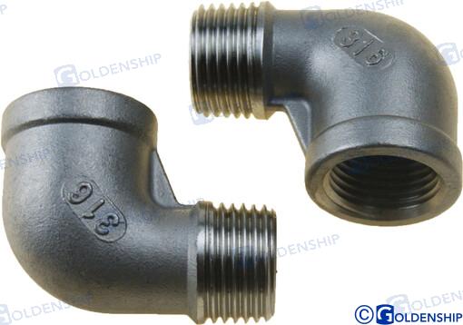 Codo 90º M-h Inox 1/2 (2) Goldenship