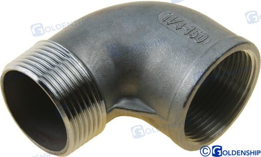 Codo 90º M-h Inox 1-1/4 Goldenship