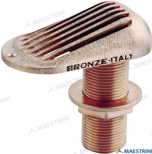 Pasacasco Bronce C/rejilla 1 1/2" Maestrini