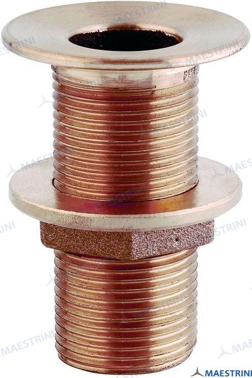 Pasacasco Embutido Bronce 1/2" Maestrini