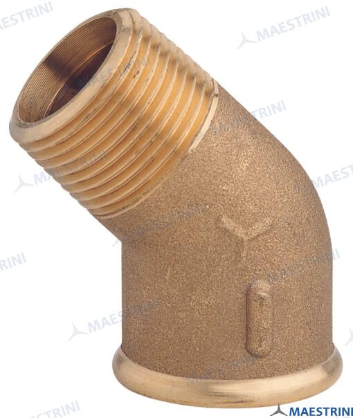 Codo Laton 45º M.h. 1/2'' En Laton Cr Maestrini