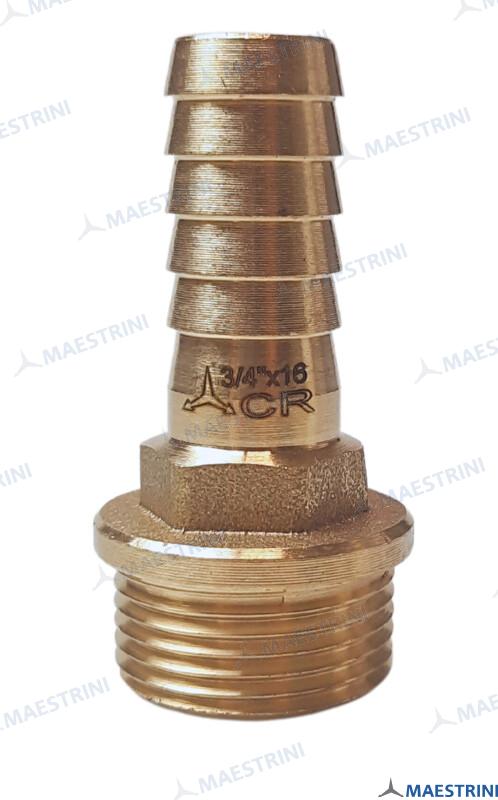 Entronque 3/4'' X 16 M. En Laton Cr Maestrini