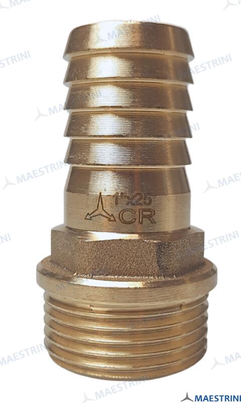 Entronque 1'' X 25 M. En Laton Cr Maestrini