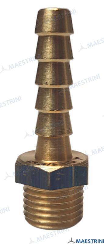 Entronque 1/4'' X 8 M. En Laton Cr Maestrini