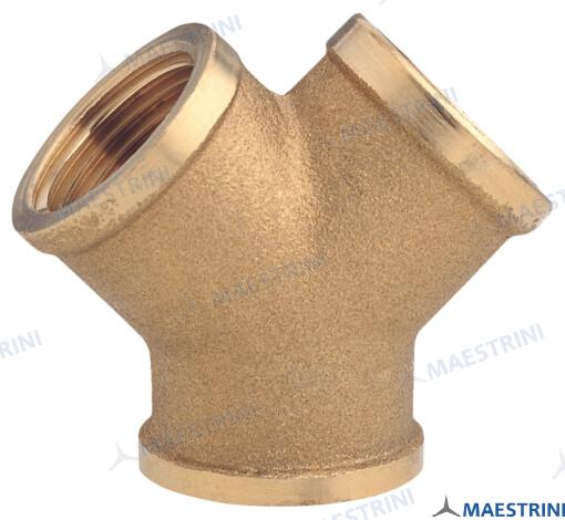 Racor ¨y¨ 1''1/4 H.h.h Laton Cr Maestrini