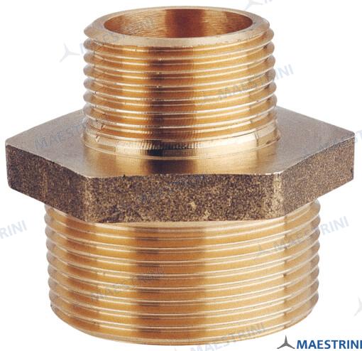 Racor 3/4'' X 1/2'' M.m. En Laton Cr Maestrini